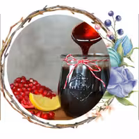 بسته 5 عددی رب انار جنگلی خالص و اعلا یک کیلویی پخته شده در دیگ مسی. کالاسرا سرای انواع کالا  ارسال به سراسر کشور 