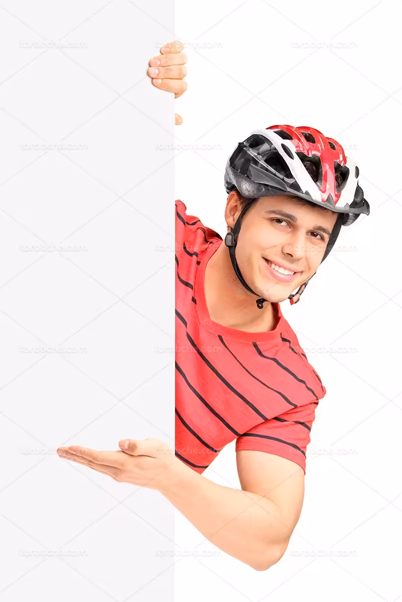 عکس مرد دوچرخه سوار | گرافیک با طعم تربچه