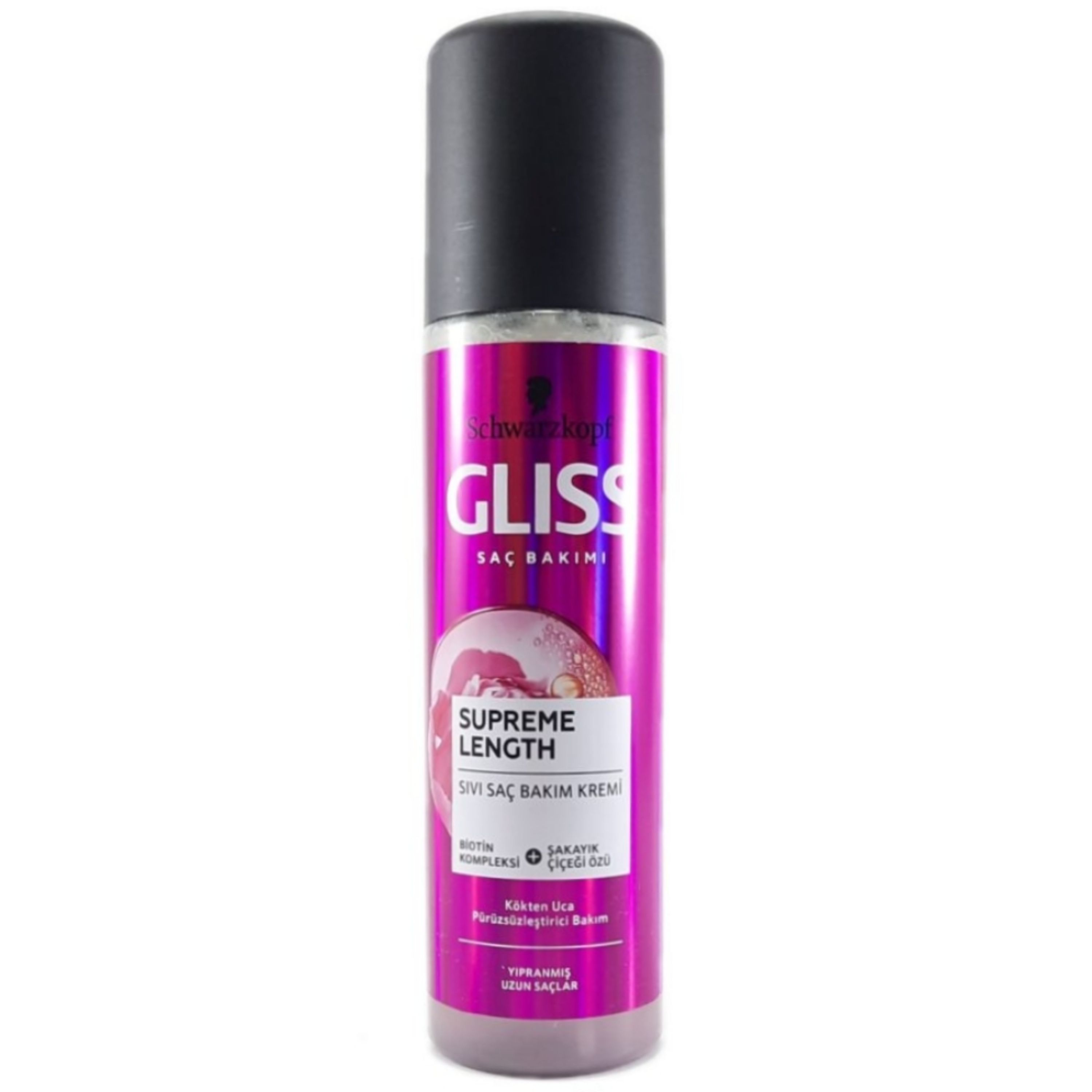 اسپری دوفاز ترمیم کننده گلیس مدل Supreme Length حجم 200 میل