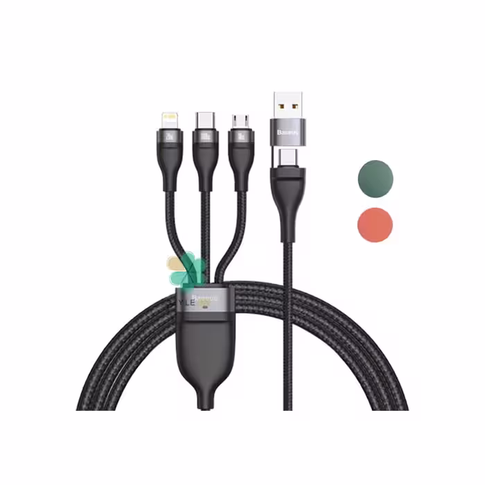 کابل شارژ 3 سر بیسوس Baseus Flash Series 2-for-3 CA2T3-01