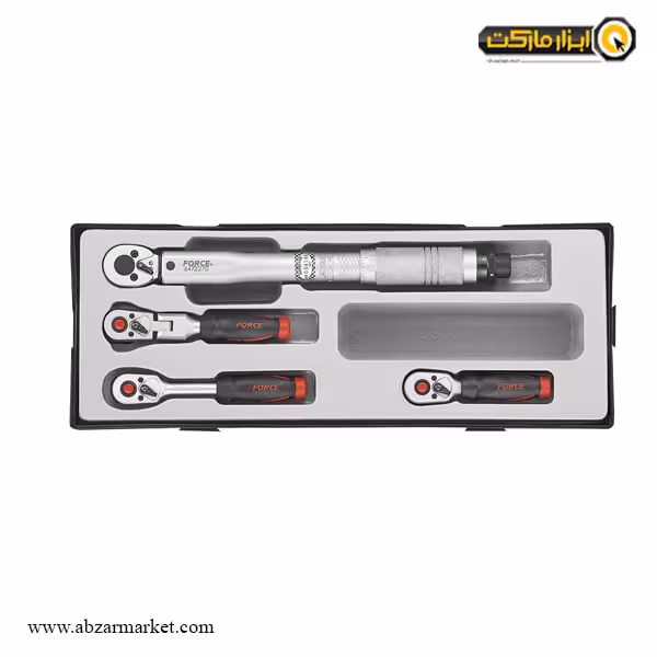 ست آچار ترکمتر و آچار جغجغه ای 1/4 اینچ فورس 25-5 نیوتن مدل T2045