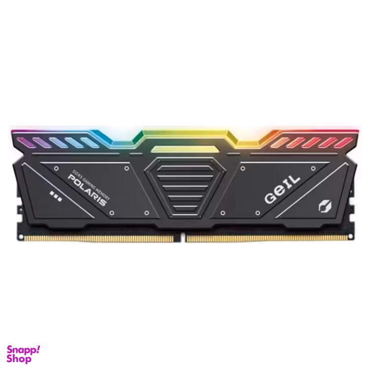 رم دسکتاپ گیل مدل DDR5 تک کاناله 4800MHz CL40POLARIS RGB ظرفیت 16 گیگابایت