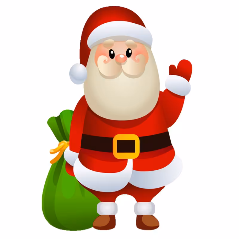 استند رومیزی مدل کریسمس طرح بابانوئل شاد