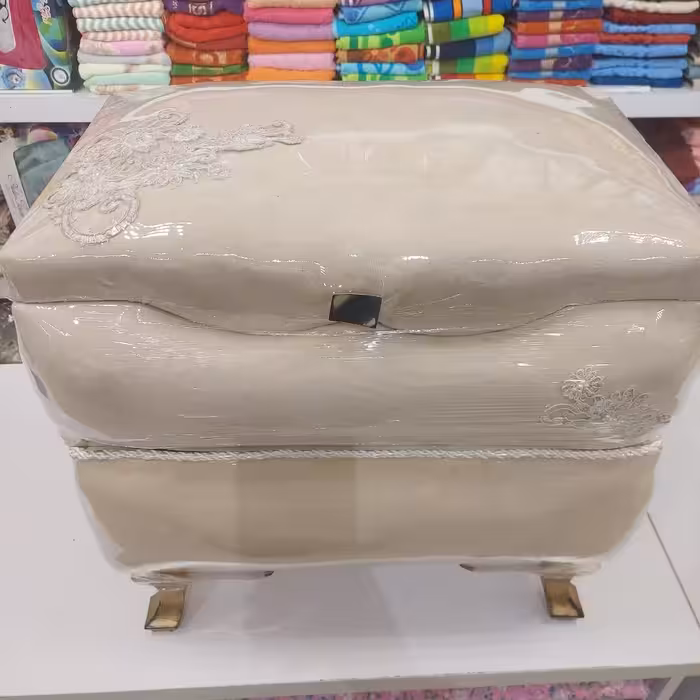 صندوقچه 2 طبقه مخمل دانتل دوزی