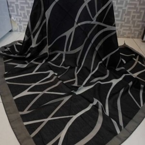 روسری مشکی محرمی قواره دار