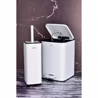 ست سطل زباله و فرچه Original سفید کد 222