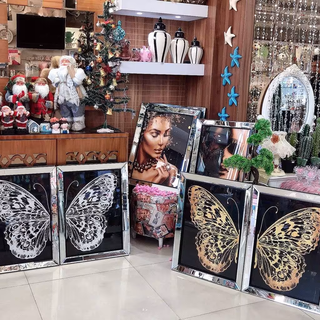 تابلو پروانه دو عددی