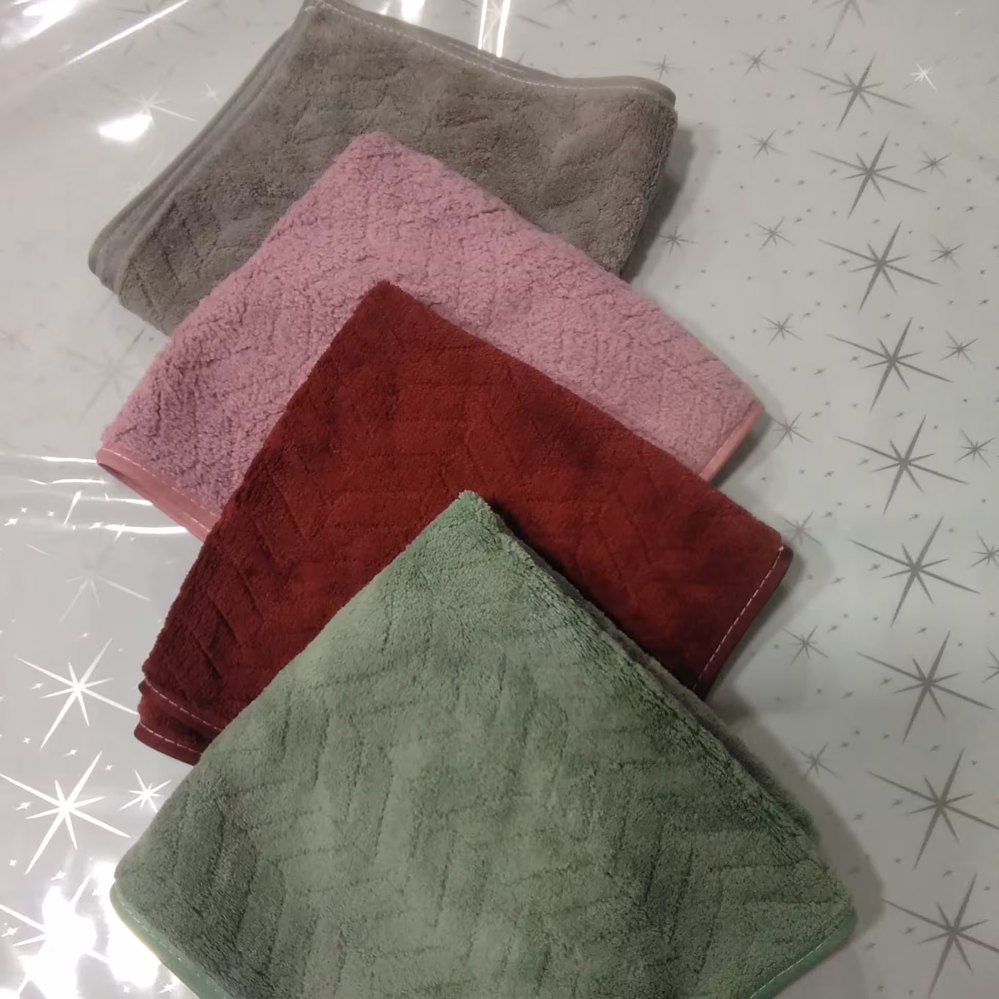 دستمال اشپزخانه پولیشی40در40جین 4تایی