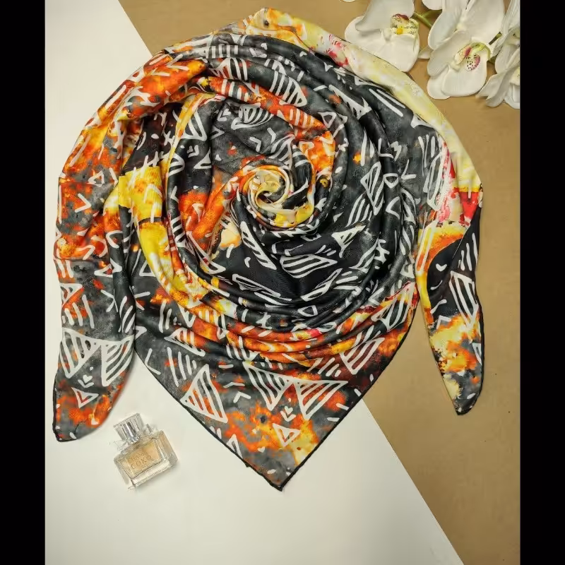 روسری ساتن ابریشم