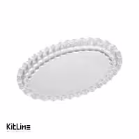 دیس استیل بیضی 25×37 سانتیمتری شهرزاد
