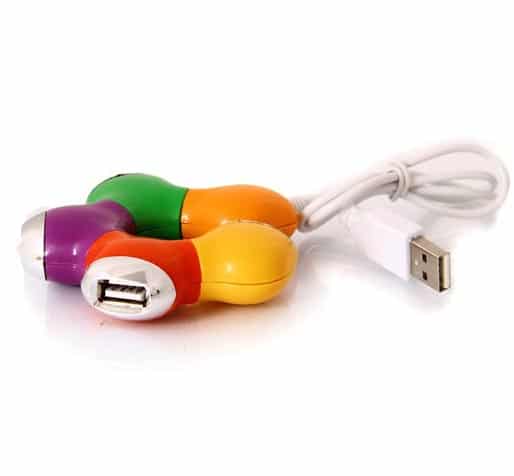 هاب USB رنگی 4 پورت ستاره ای