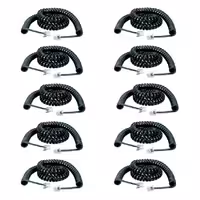 کابل تلفن مدل taktel طول 2.5 متر بسته 10 عددی