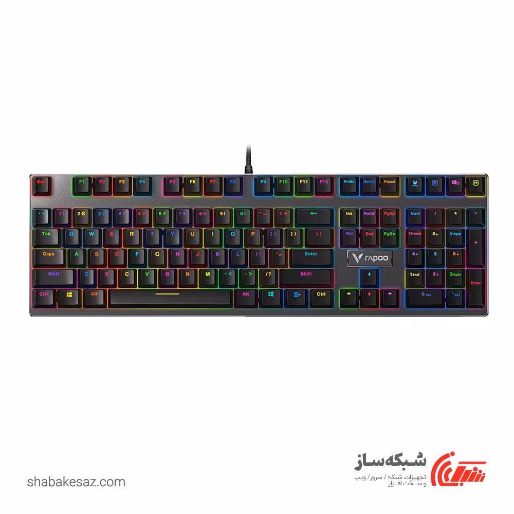 قیمت و خرید کیبورد مکانیکال رپو Rapoo V700 RGB - شبکه ساز