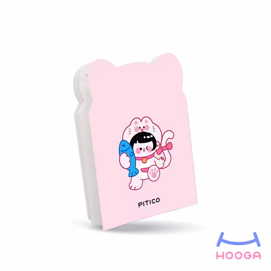 دفترچه یادداشت پاسپورتی طرح پیشی صورتی