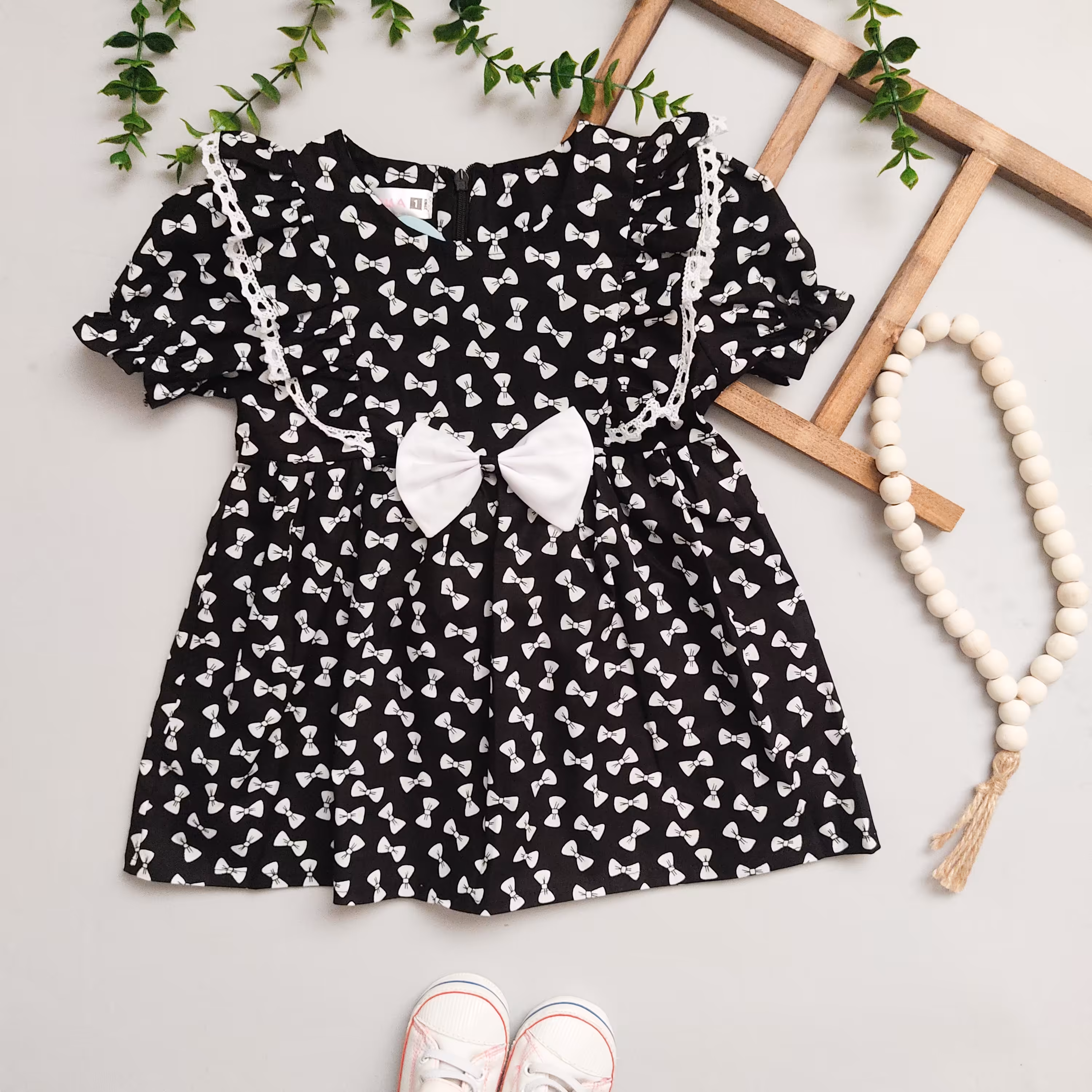 پیراهن دخترانه پاپبونی