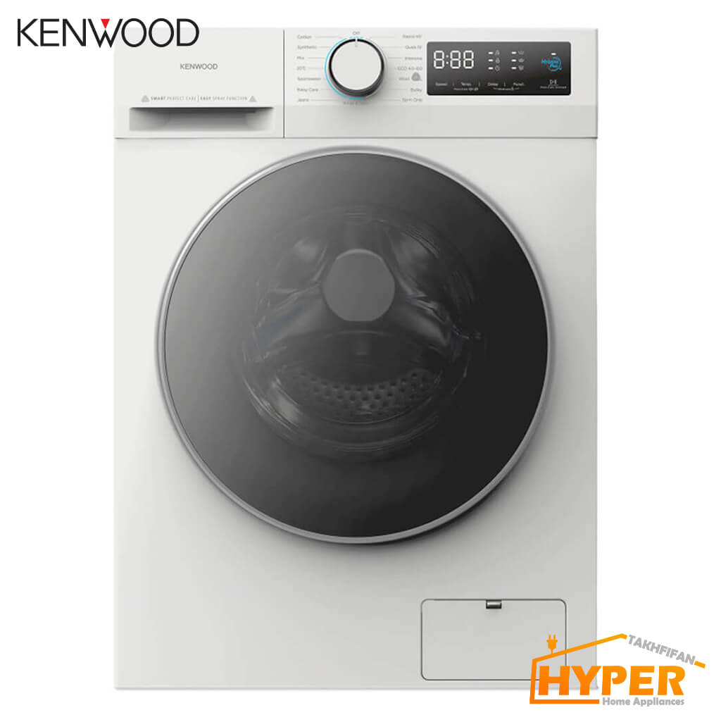 ماشین لباسشویی کنوود KW-8260W سفید 8 کیلویی
