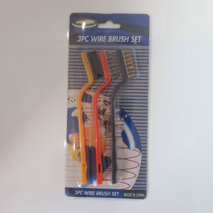 برس سه عددی مخصوص نظافت گاز و کنار سینک و کاشیکاری 