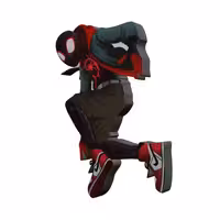 استیکر تزئینی موبایل طرح اسپایدرمن کد 576