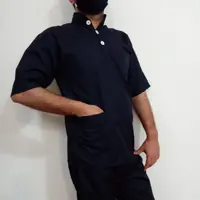اسکراب مدل یقه دار  مردانه مناسب برای پرسنل بیمارستان 