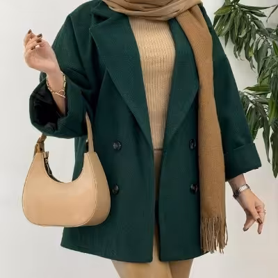 پالتو کتی مهسا فوترکوبیده دولایه درجه یک