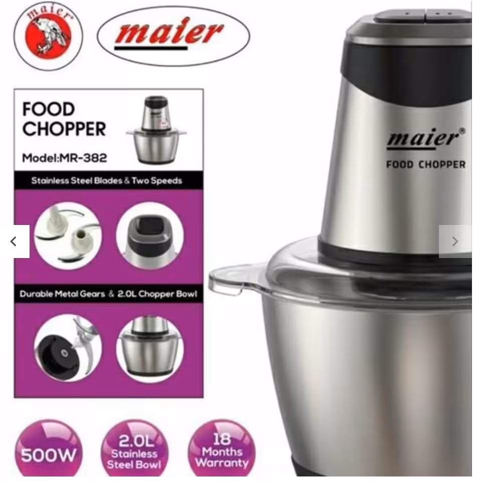 خردکن برقی 2لیتری مایر مدل MR-382 