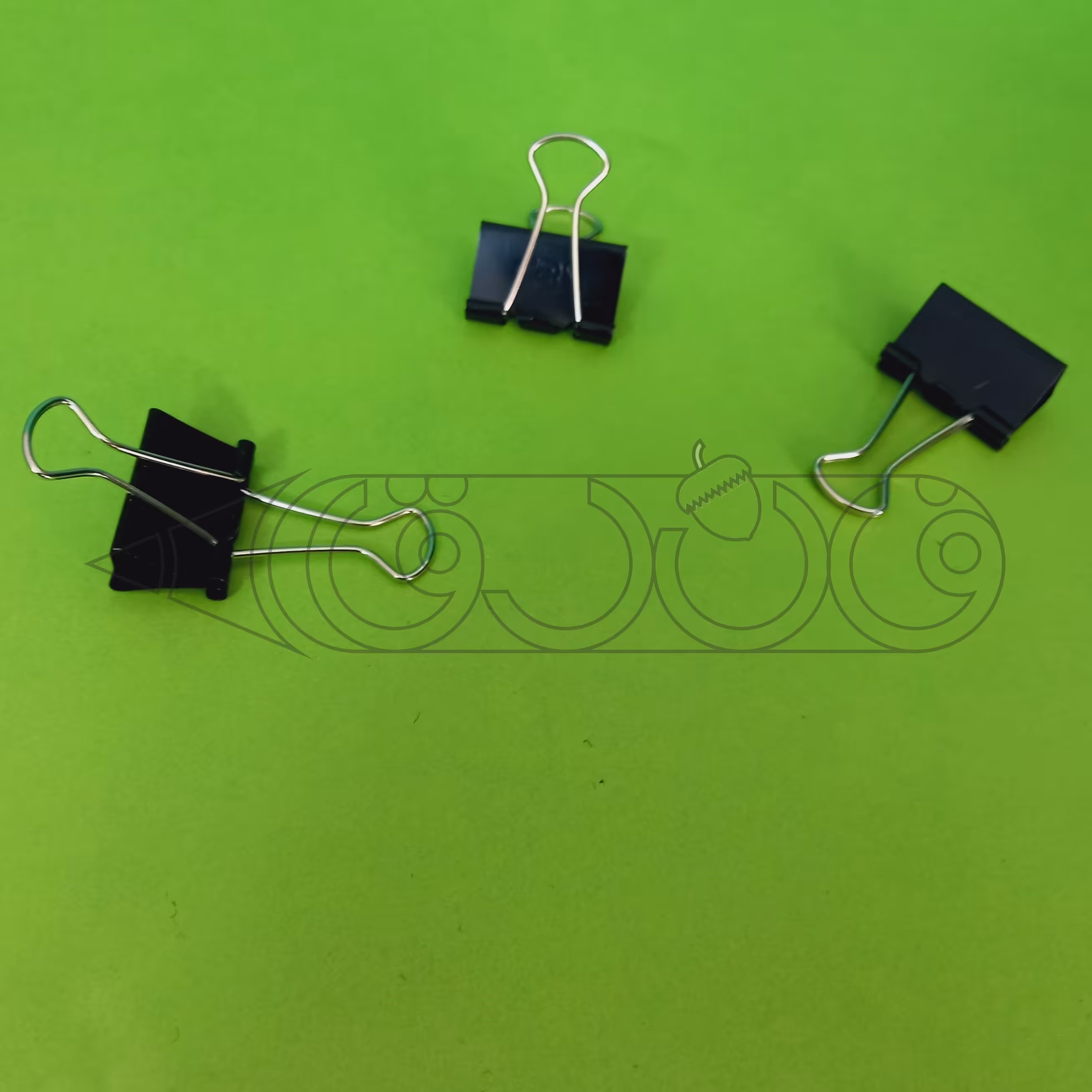 کلیپس کاغذ مشکی 25 میلیمتری