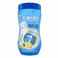 دستمال مرطوب پاک کننده آرایش کمر باریک نینو بسته 70 عددی