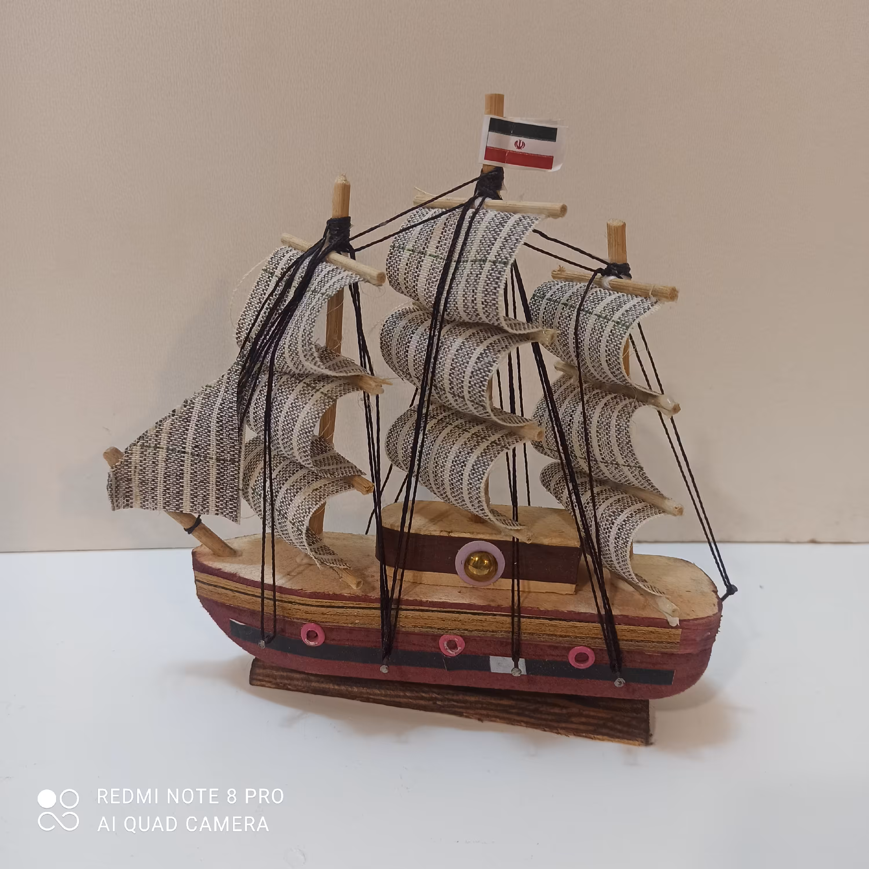 ماکت کشتی کشتی چوبی دکوری وتزیینی مجسمه وتندیس کد3