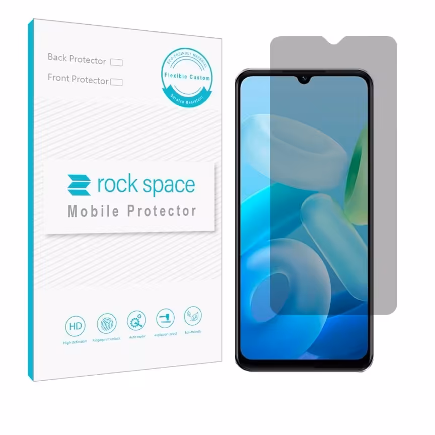 گلس پرایوسی (حریم شخصی)نانو و ضد ضربه گوشی ویوو Y55 برند راک اسپیس