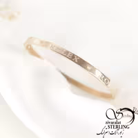 دستبند استیل رزگلد