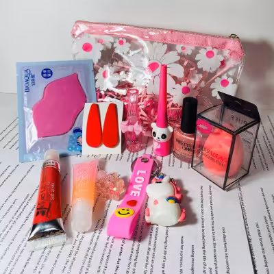 باکس کادویی دخترانه رنگ صورتی