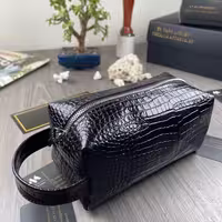 کیف  دستی چرم طبیعی کروکودیل مانی