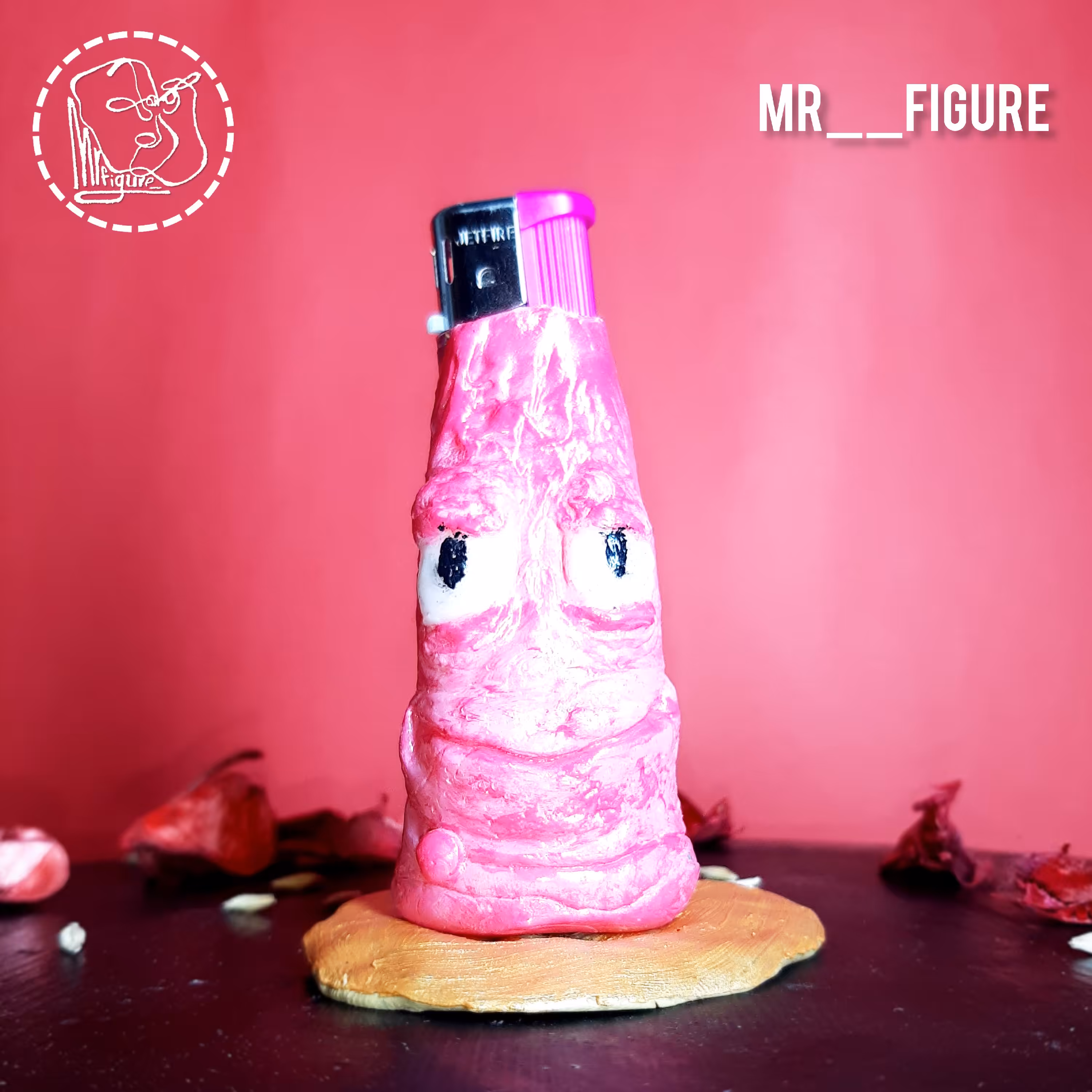 فندک با روکش دست ساز  هنری