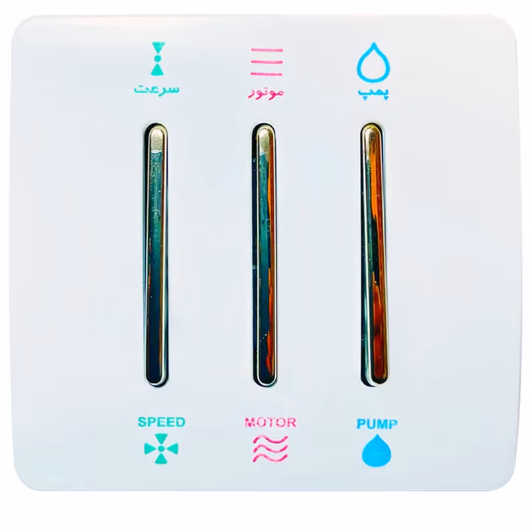 کلید کولر  سفید طلایی مدل آسیا الکتریک 