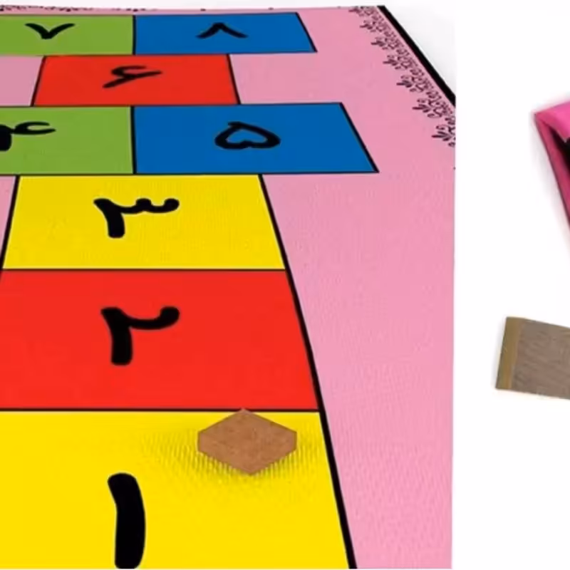 اسباب بازی لی لی پارچه ای بزرگ بازی فکری کف پوش پازل فومی کف پوش پازلی