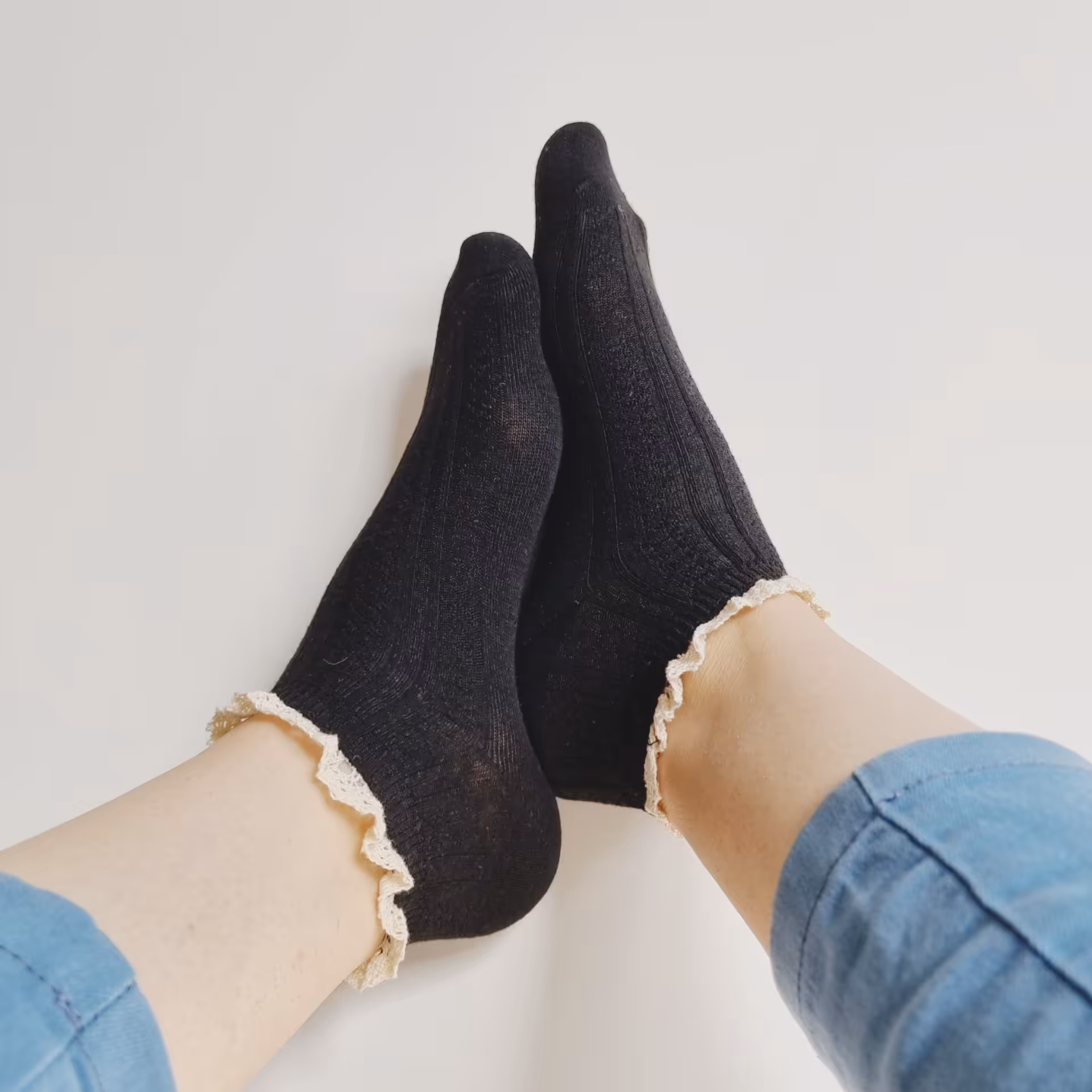 جوراب مچی لب توری