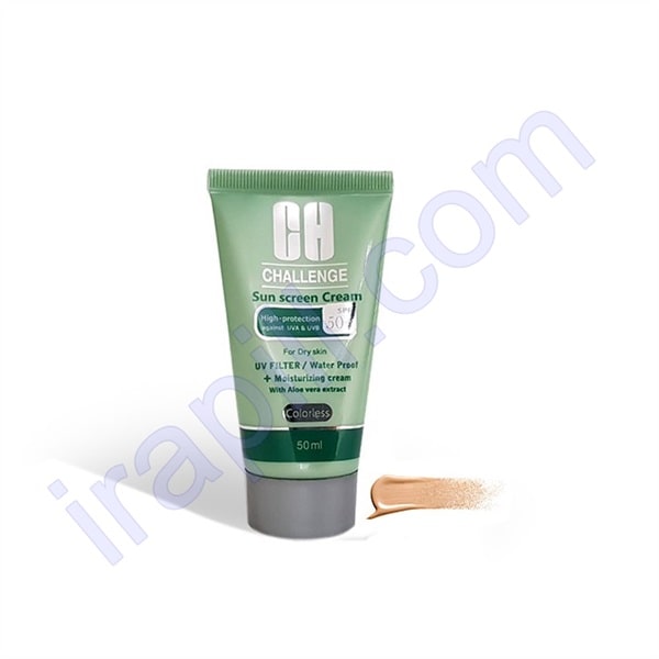 کرم ضد آفتاب مناسب پوست خشک چلنج SPF 50 ظرفیت 50 میلی لیتر