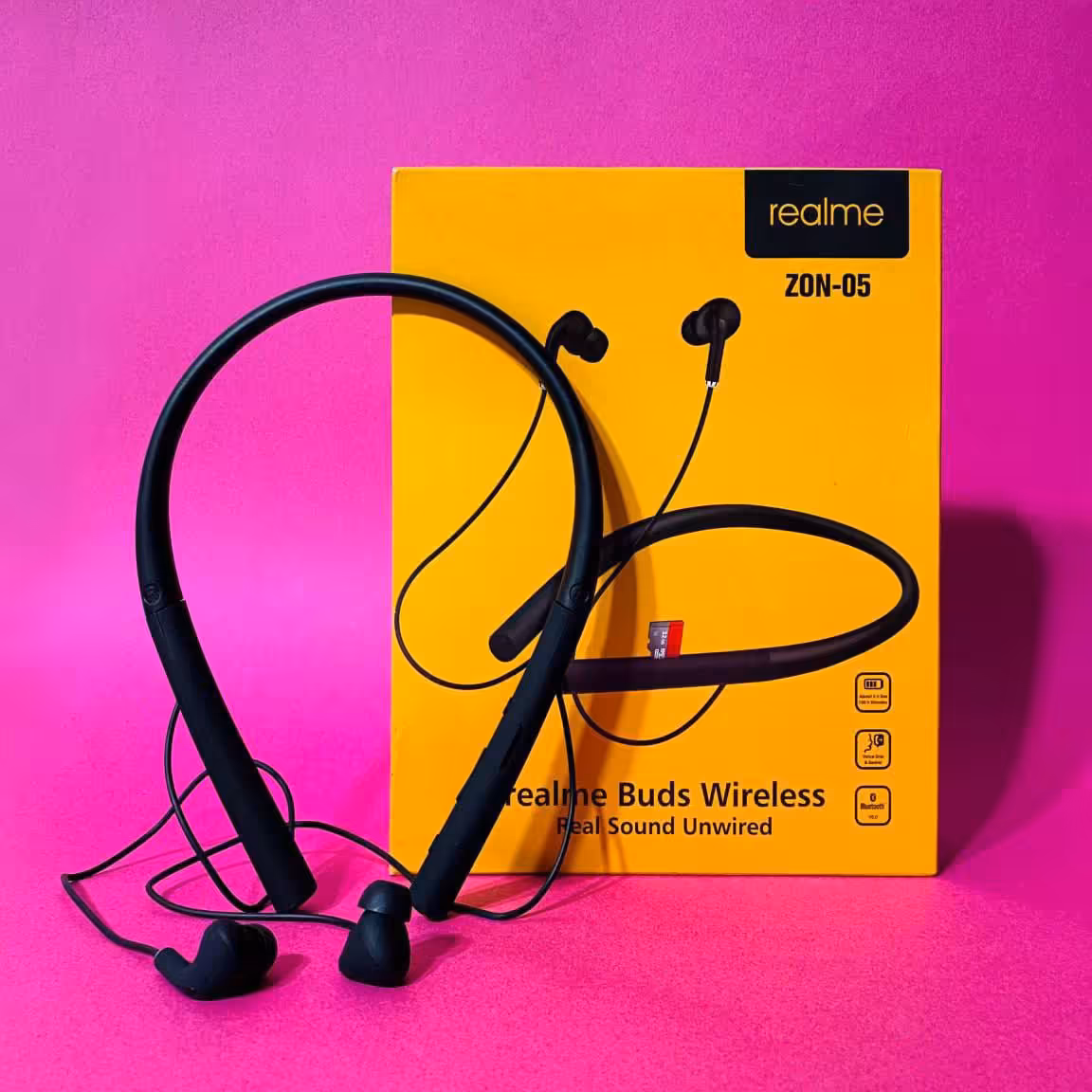 REALME ،هندزفری گردنی
هندزفری گردنی ZON،05 ریل می
ورژن بلوتوث 5
برد بلوتوث تا 10 متر
مدت زمان پخش 3 الی 4 ساعت