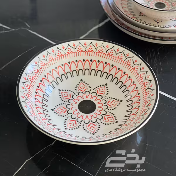 سوپ خوری مدل گل قرمز دنی هوم