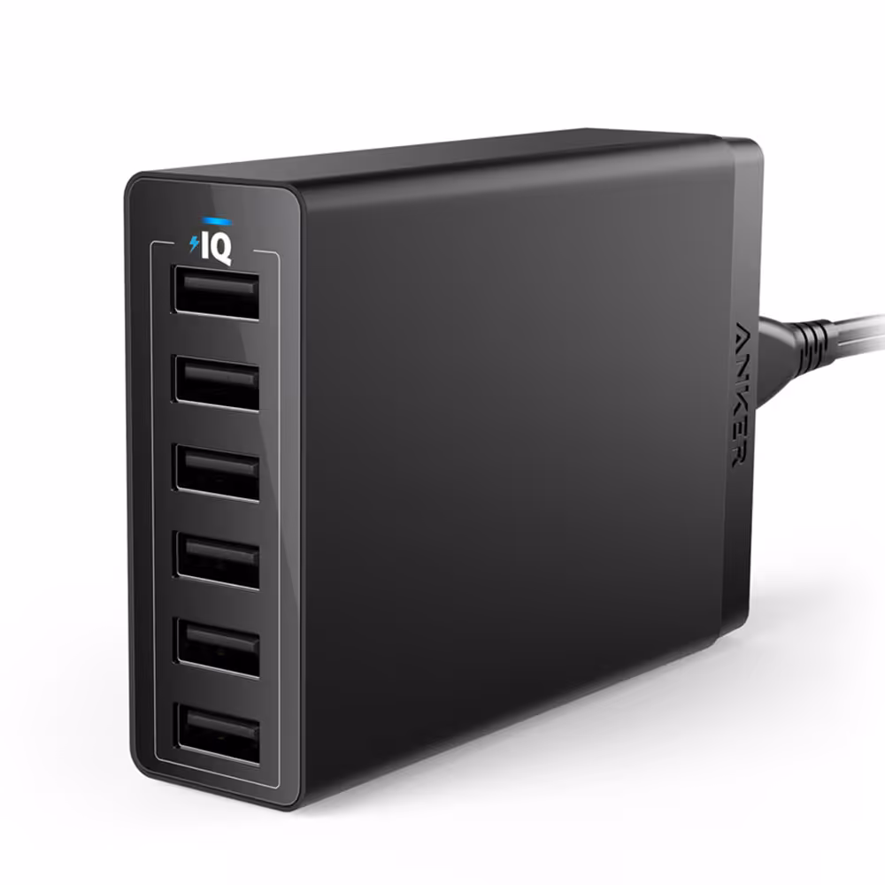 شارژر دیواری 6 پورت انکر مدل A2123 Powerport 6