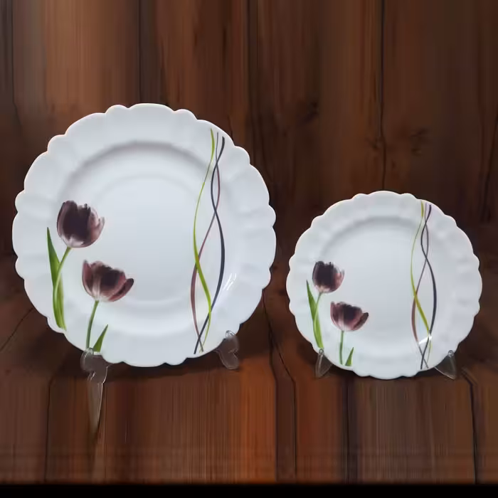 سرویس آرکوپال 25 پارچه  مدل لورنزا بنفش برند IROPAL