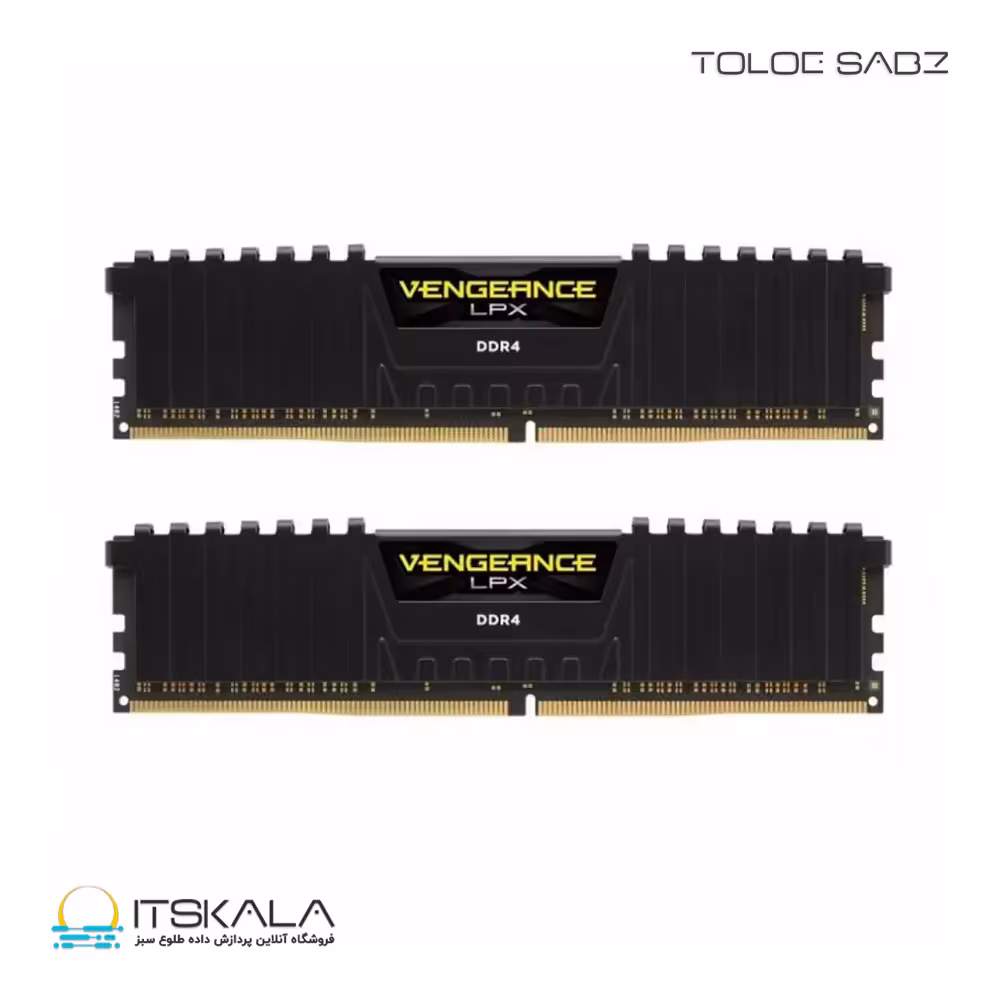 قیمت و خرید رم کورسیر CORSAIR Vengeance LPX 32GB 2x16GB DDR4 DRAM 3200MHz CL16 | ITSKALA