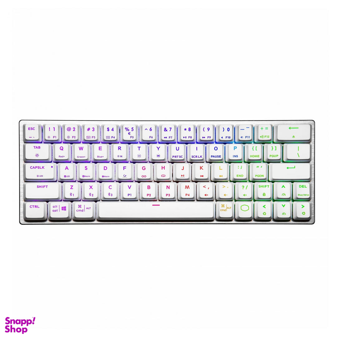 کیبورد کولر مستر مدل K622 Silver White
