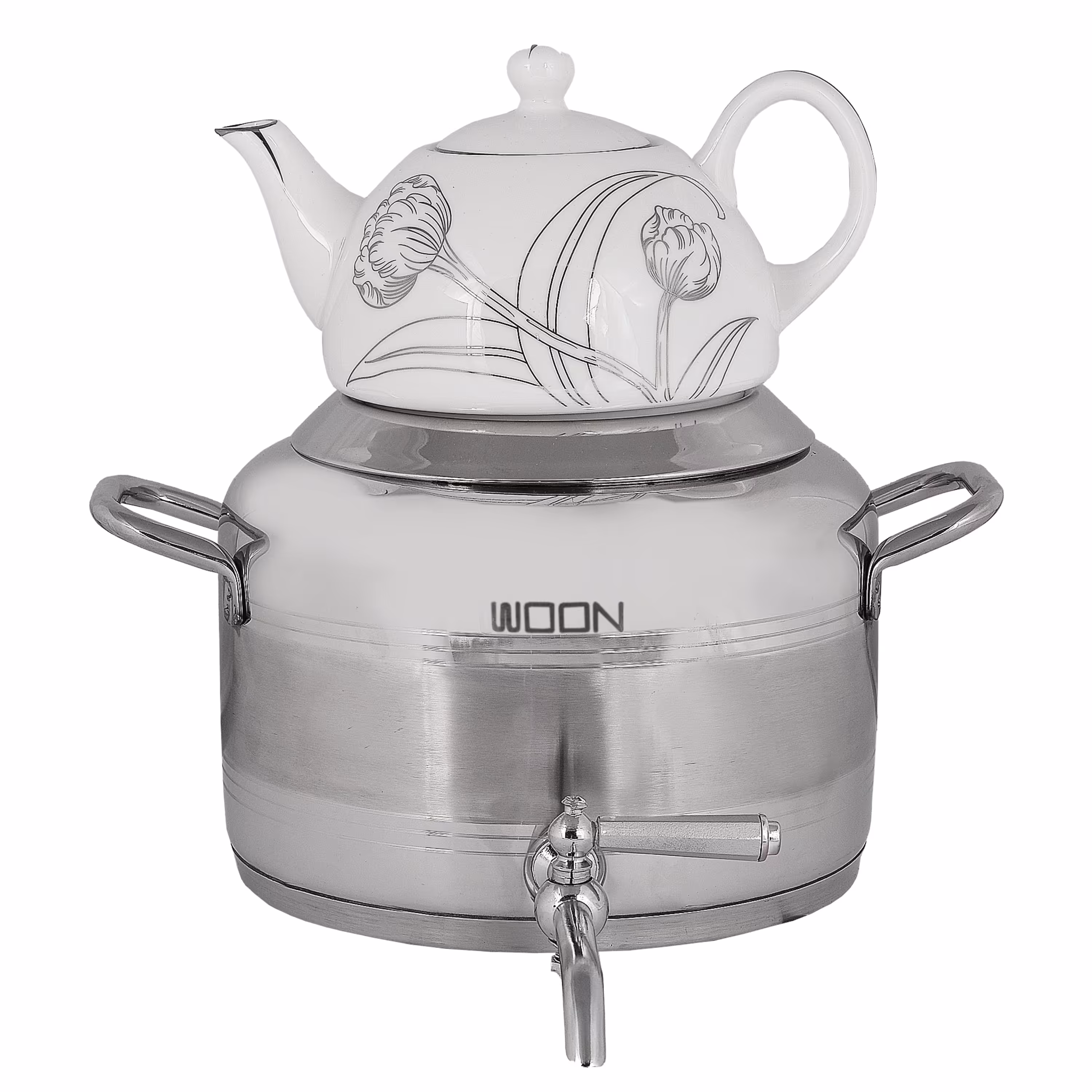 ست کتری و قوری وون مدل 1034-STL(WSD8A)