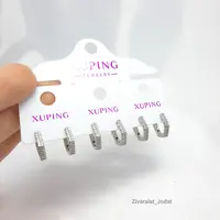 گوشواره ژوپینگ طرح شش ضلعی کدG27