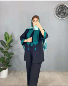 مانتو شلوار زنانه ابروبادی
