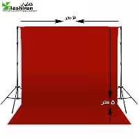 پرده (فون) مخمل 5 × 3 متر زرشکی