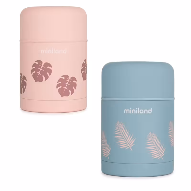 فلاسک غذای استیل دوجداره  600 میل مینی لند Miniland