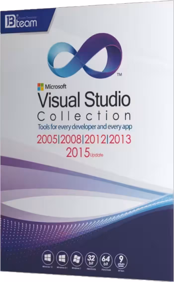 مجموعه نرم افزار Visual Studio جی بی تیم