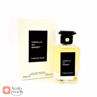 ادکلن وانیلا سو سوییت فرگرانس ورد | vanilla so sweet fragrance world